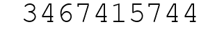 Number 3467415744.