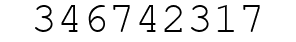 Number 346742317.