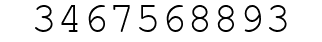 Number 3467568893.