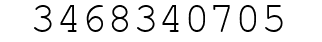 Number 3468340705.