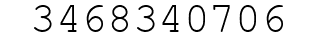 Number 3468340706.