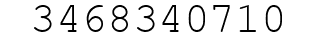 Number 3468340710.