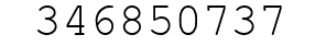 Number 346850737.