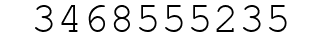 Number 3468555235.