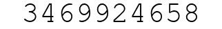 Number 3469924658.