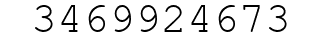 Number 3469924673.