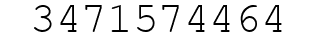 Number 3471574464.