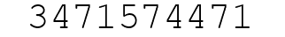Number 3471574471.