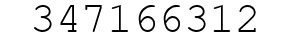 Number 347166312.