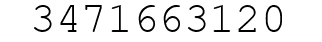 Number 3471663120.
