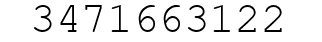 Number 3471663122.