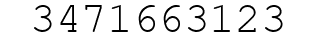 Number 3471663123.