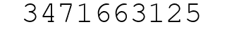 Number 3471663125.