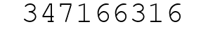 Number 347166316.