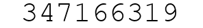 Number 347166319.