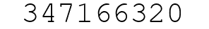 Number 347166320.