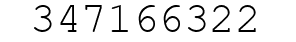 Number 347166322.