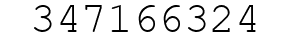 Number 347166324.