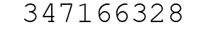 Number 347166328.