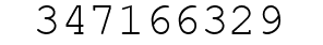 Number 347166329.