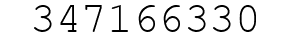 Number 347166330.