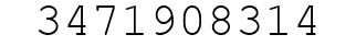 Number 3471908314.