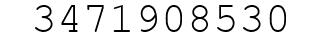 Number 3471908530.