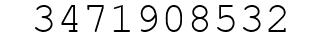 Number 3471908532.