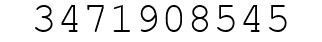 Number 3471908545.