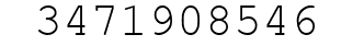 Number 3471908546.
