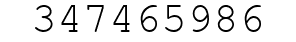 Number 347465986.