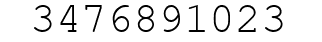 Number 3476891023.