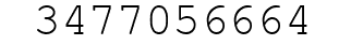 Number 3477056664.
