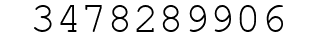 Number 3478289906.