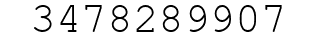 Number 3478289907.