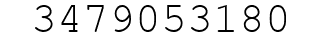 Number 3479053180.
