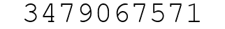 Number 3479067571.