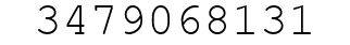 Number 3479068131.