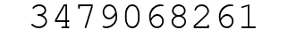Number 3479068261.