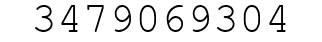 Number 3479069304.