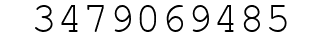 Number 3479069485.