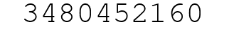 Number 3480452160.