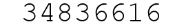Number 34836616.