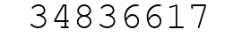 Number 34836617.