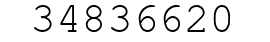 Number 34836620.