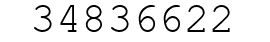 Number 34836622.