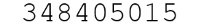 Number 348405015.