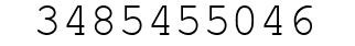 Number 3485455046.