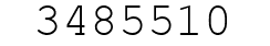 Number 3485510.
