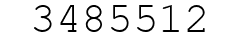 Number 3485512.
